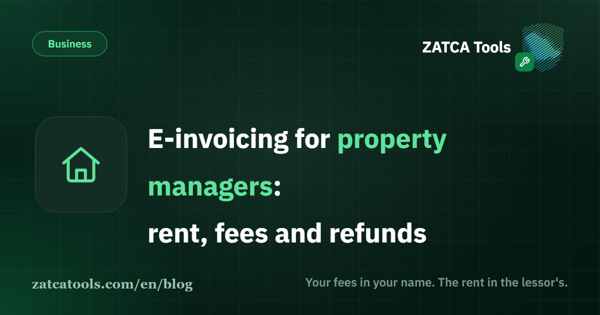 A lease agreement, a monthly owner statement and a management fee invoice laid side by side, with only the fee invoice carrying a QR code